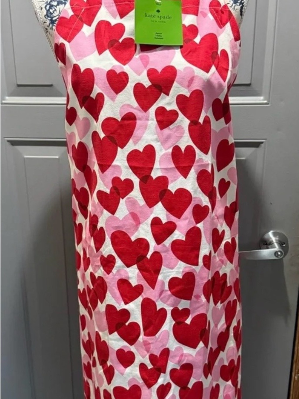 kate spade Pink Dress with Red Heart Print